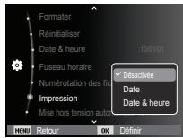 SAMSUNG ES71 - Impression de la date d'enregistrement - 1