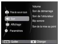 SAMSUNG ES71 - Indications de l'écran LCD - 5