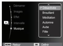 SAMSUNG ES71 - Réglage de la musique de fond - 1