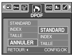 SAMSUNG KENOX Q25 QIDE - DPOF : annuler - 1
