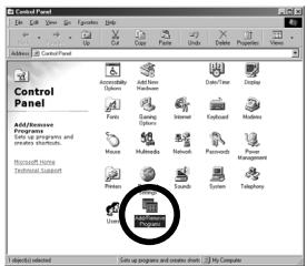 SAMSUNG KENOX Q25 QIDE - Suppression du pilote USB pour windows 98SE - 2