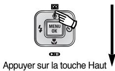 SAMSUNG KENOX Q25 QIDE - - Comment utiliser la touche de mode : dans le sous-menu [FIXE &amp; VIDEO] et [AUTO] - 5
