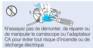 SAMSUNG HMX-U100UP - AVERTISSEMENT - 27