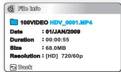SAMSUNG HMX-U100UP - FILE INFO (INFO FICH) - 3