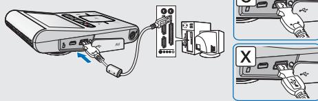 SAMSUNG HMX-U100UP - Charge de la batterie - 2