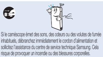 SAMSUNG HMX-U100UP - AVERTISSEMENT - 21