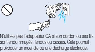 SAMSUNG HMX-U100UP - AVERTISSEMENT - 18