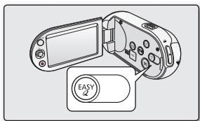 SAMSUNG SMX-C100RP - Touches indisponibles en mode de fonctionnement EASY Q. - 1