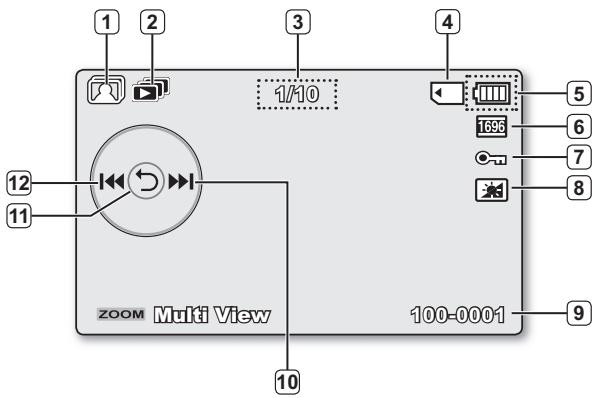 SAMSUNG SMX-C100RP - Mode Lecture vidéo : affichage simple (volume) - 2