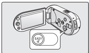 SAMSUNG SMX-C10R - Pour annuler le mode EASY q - 1