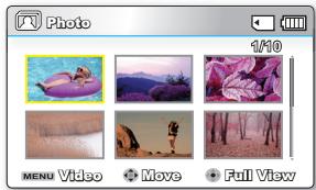 SAMSUNG SMX-C10R - SLIDE SHOW (diaporama) (SMX-C13/C14 uniquement) - 2