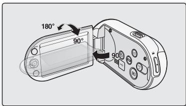 SAMSUNG SMX-C10R - Réglage de l'écran LCD - 1