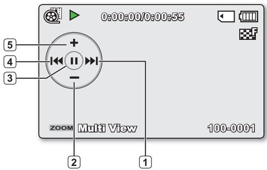 SAMSUNG SMX-C10R - Mode lecture vidéo: affichage simple - 1