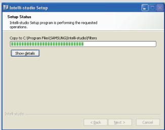SAMSUNG SMX-C10R - Installation de l'application Intelli-Studio sur l'ordinateur windows - 7
