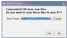 SAMSUNG SMX-C10R - Débranchement du câble USB - 2