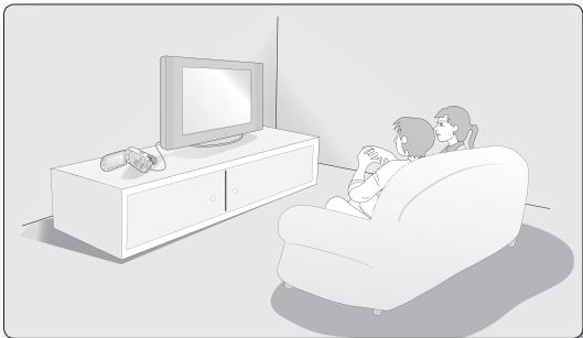 SAMSUNG SMX-C10R - Visionnage sur un ecran de television - 1