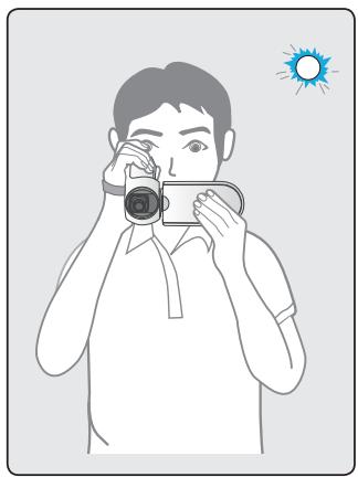 SAMSUNG SMX-C20RP - Réglage de l'angle de prise de vue - 3