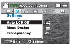 SAMSUNG SMX-C20RP - Éléments de sous-menu - 1
