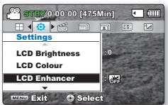 SAMSUNG SMX-C20RP - Éléments de sous-menu - 1