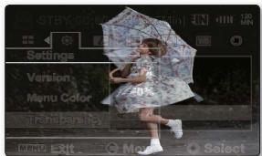 SAMSUNG SMX-F30 BLACK - Menu color (couleur menu) - 3