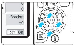 CANON EOS 800D - Select [WB Shift/Bkt.]. - 1
