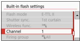CANON EOS 800D - Select [Evaluative]. - 3