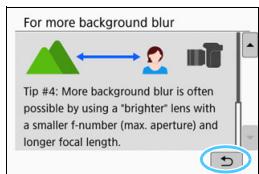 CANON EOS 800D - Check the shooting tips. - 1