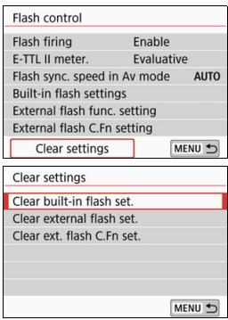 CANON EOS 800D - Clear All Settings to Default - 1