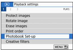 CANON EOS 800D - Menu Specifying One Image at a Time - 1