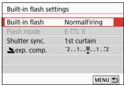 CANON EOS 800D - Exit the wireless flash photography. - 1