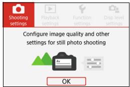 CANON EOS 800D - Menu Functions - 1