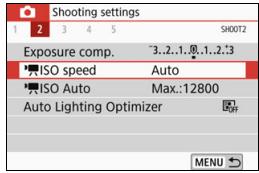 CANON EOS 800D - ISO Speed During Movie Shooting - 1