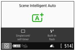 CANON EOS 800D - Switching the LCD Monitor Display - 1