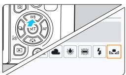 CANON EOS 800D - Import the white balance data. - 1