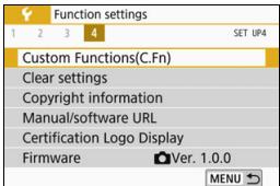 CANON EOS 800D - Customizing the Camera - 2