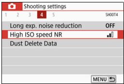 CANON EOS 800D - High ISO Speed Noise Reduction - 1