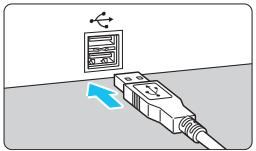 CANON EOS 800D - Downloading by Connecting the Camera to the Computer - 2