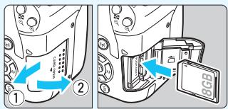 CANON EOS 800D - Insert the battery (p.38). - 1