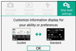CANON EOS 800D - Display the main tabs. - 1