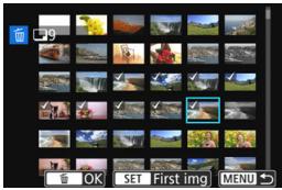 CANON EOS 800D - Select [Select range]. - 1