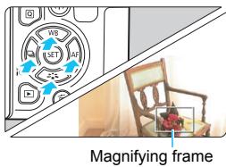 CANON EOS 800D - Display the magnifying frame. - 1