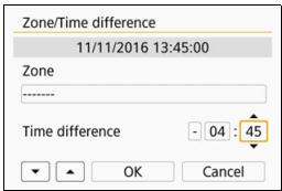 CANON EOS 800D - Set the time zone. - 5