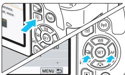 CANON EOS 800D - Display the main tabs. - 1