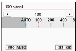 CANON EOS 800D - Set the ISO speed. - 1