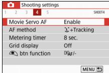 CANON EOS 800D - MENUMenu Function Settings - 2