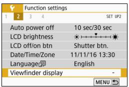 CANON EOS 800D - MENUDisplaying the Grid - 1