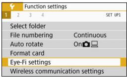 CANON EOS 800D - Insert an Eye-Fi card (p.39). - 1