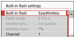 CANON EOS 800D - Select [Evaluative]. - 2
