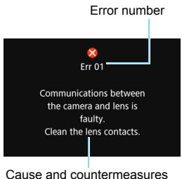 CANON EOS 800D - Error Codes - 1