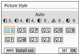 CANON EOS 800D - Press the <  > button. - 1